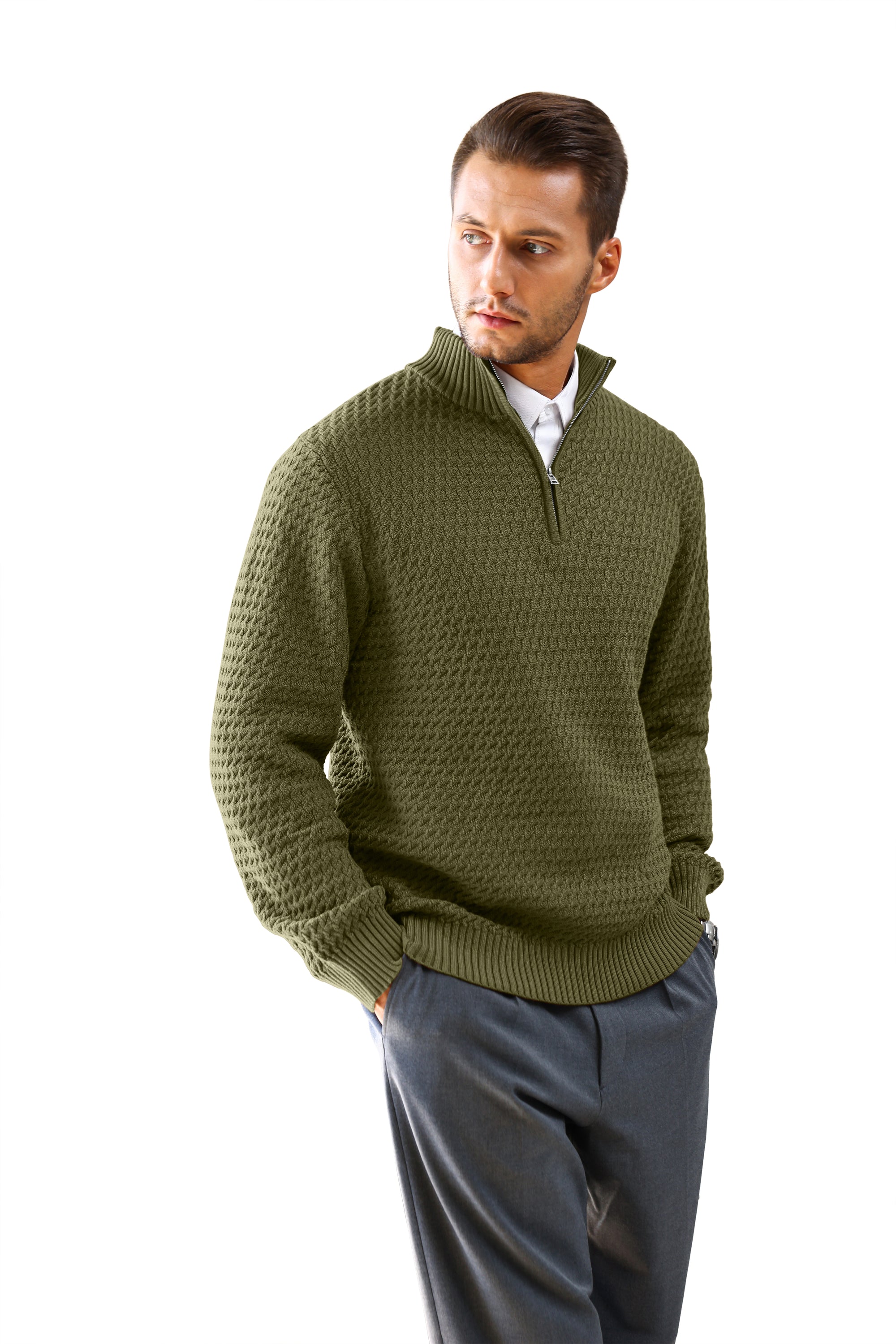 Merino Quarter Zip