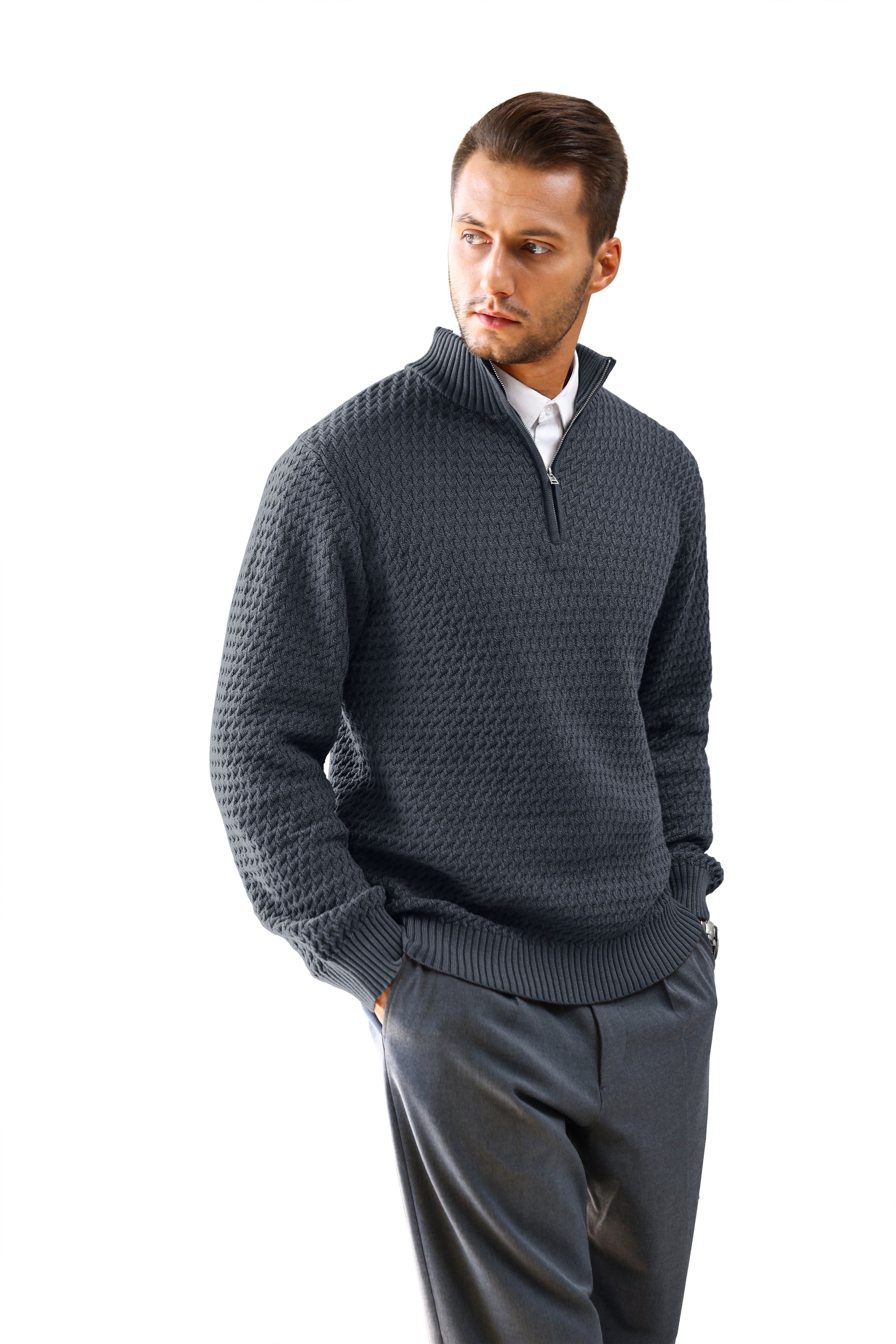 Merino Quarter Zip